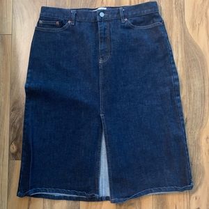 Gap denim skirt mid length. Size 12